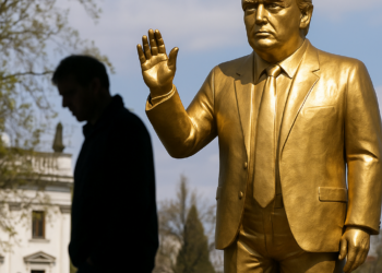 Eslovaquia pide la retirada inmediata del Parlamento Europeo de una escultura satírica de Trump
