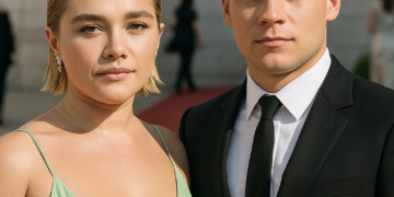 Florence Pugh and Finn Cole Go Red Carpet Official
