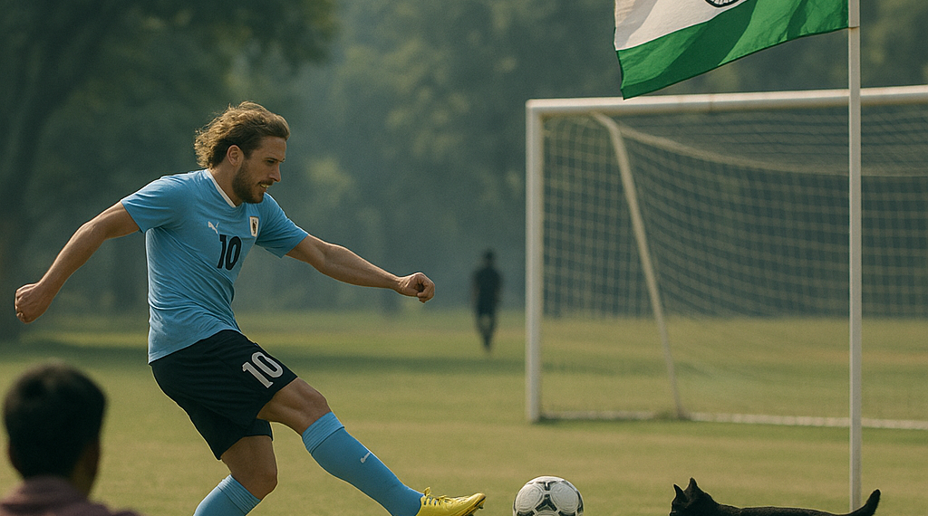 Diego Forlán suma puntos para seguir en Uruguay con goleada en la India