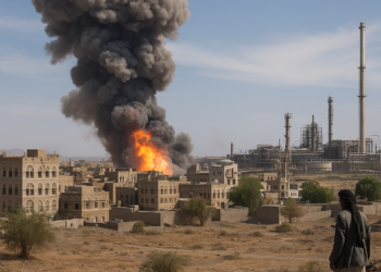 Ejército bombardea la capital de Yemen, hutíes atacan instalación petrolera saudita