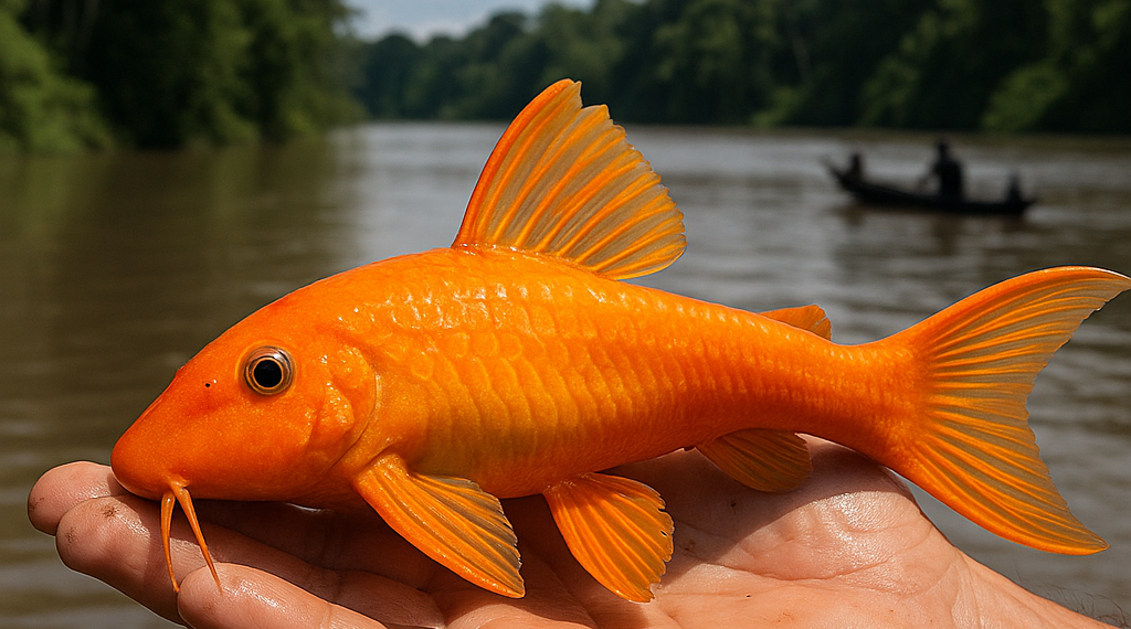 Descubrieron un pez naranja en la Amazonia brasileña y ya alertan que podría estar en peligro de extinción
