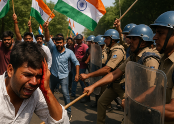 Varios heridos y más de mil detenidos en una nueva marcha de las “cucarachas” en la India