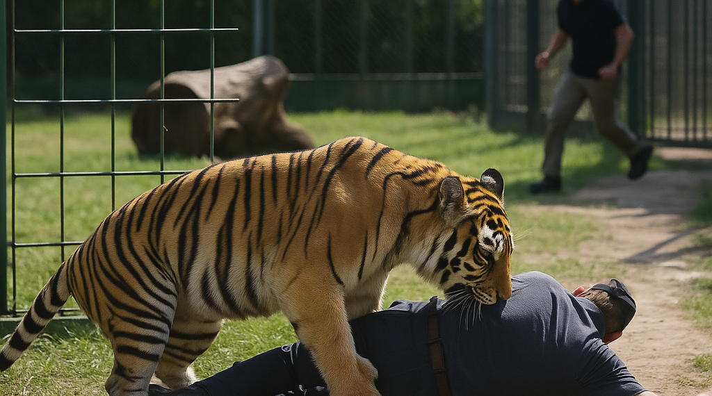 Un hombre resulta herido grave tras ser atacado por un tigre en un zoo británico