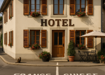 Dormir en Francia y Suiza a la vez: el hotel partido en dos por la frontera que burló a los nazis y salvó a 600 judíos en la II Guerra Mundial