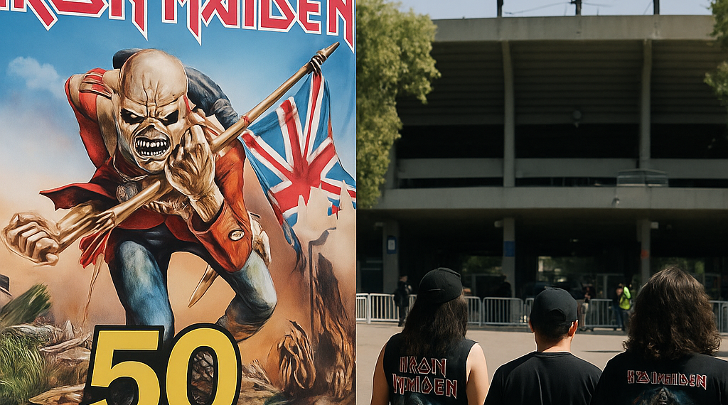 Celebra Iron Maiden sus 50 años con show en el Estadio GNP