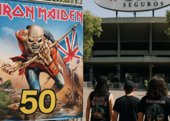 Celebra Iron Maiden sus 50 años con show en el Estadio GNP