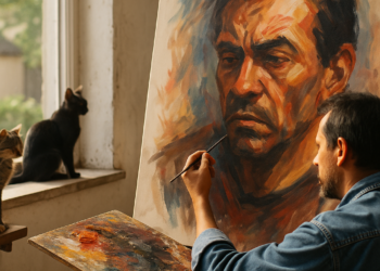 José Luis Ramírez y su lucha cuerpo a cuerpo con la pintura