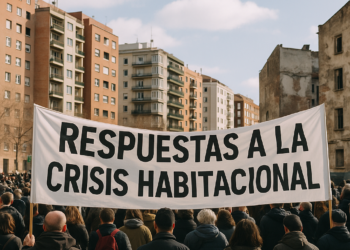 Ignatius Farray, en la acampada de la Puerta del Sol en Madrid.