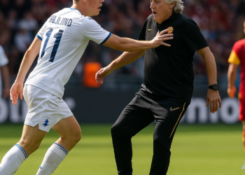 La venganza danesa en defensa de Cristiano: Hojlund hace el "siuuu" y empuja a Jorge Jesus