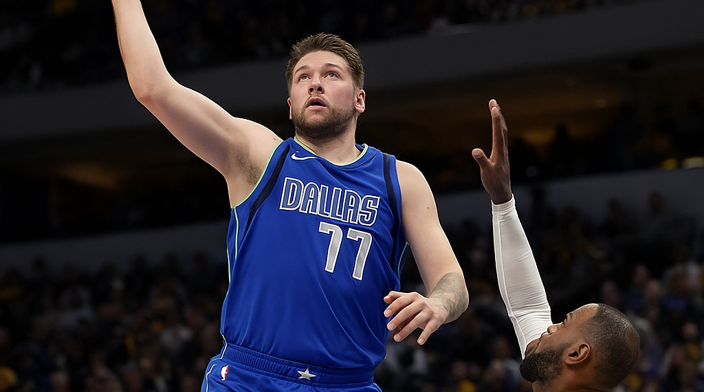 Las locuras de Doncic con los Lakers: canasta desde 18 metros, triple desde el logo, técnica... y 23 puntos