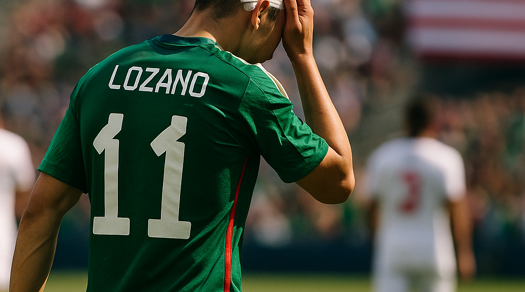 "El Chucky" Lozano queda fuera del amistoso contra Estados Unidos