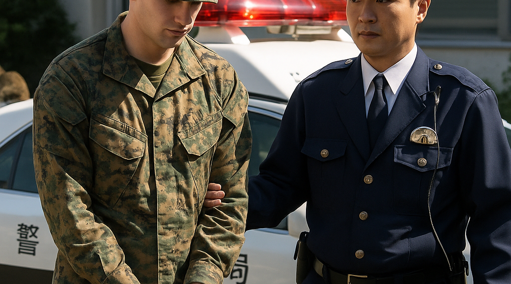 Un marine estadounidense en Japón fue detenido bajo sospecha de asesinato y robo a una mujer