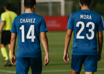 Mateo Chávez y Gil Mora no serán parte de la alineación contra Chile
