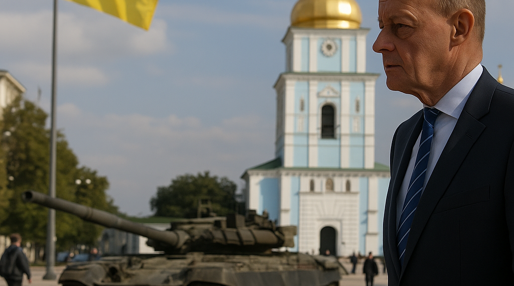 El canciller Merz defiende en Kiev la respuesta europea frente a los ataques híbridos de Rusia