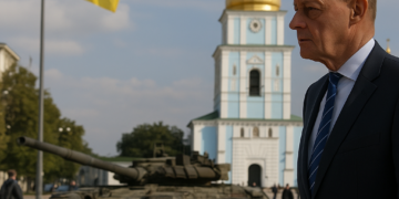 El canciller Merz defiende en Kiev la respuesta europea frente a los ataques híbridos de Rusia