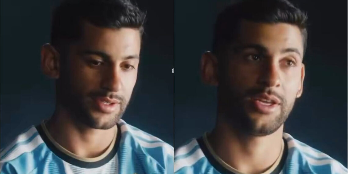 Cuti Romero: "Messi me eligió para ser el capitán de Argentina"