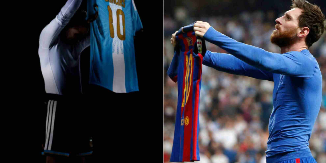 Messi vuelve a despedirse con una nueva versión de su foto más icónica