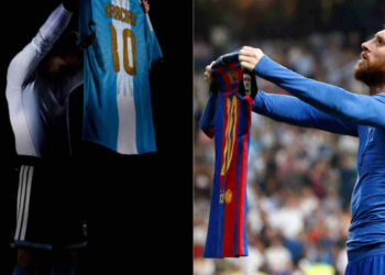 Messi vuelve a despedirse con una nueva versión de su foto más icónica