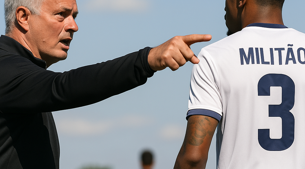El mensaje de Mourinho a Militao que esconde un secreto: "No, no, ni cinco minutos ni nada"