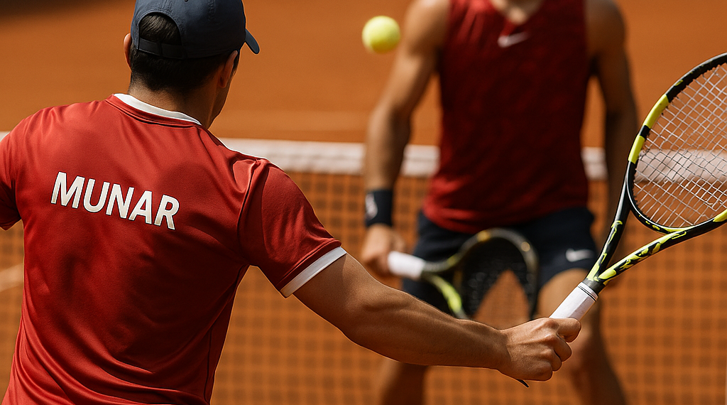 Munar es uno de los dos tenistas españoles que ha ganado a Alcaraz en partido oficial del circuito ATP