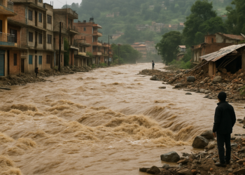 Registra Nepal nueva inundación; desaparecen cinco personas