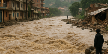 Registra Nepal nueva inundación; desaparecen cinco personas