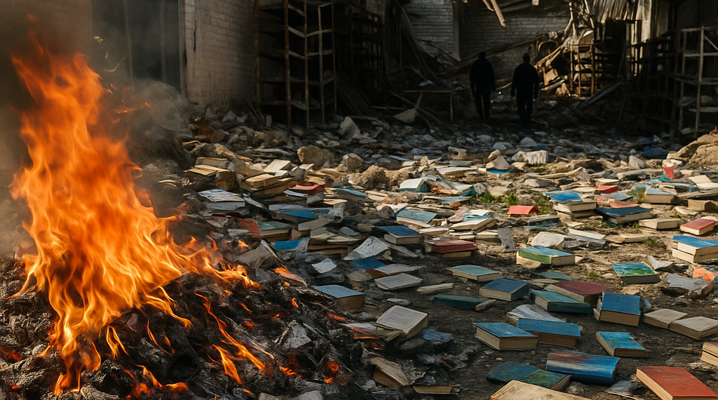 Incinerated novels and destroyed warehouses: Russia’s war on Ukrainian books | Ukraine