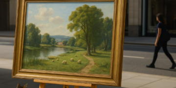 Winston Churchill Painting Gifted to His Daughter Lands at Christie’s