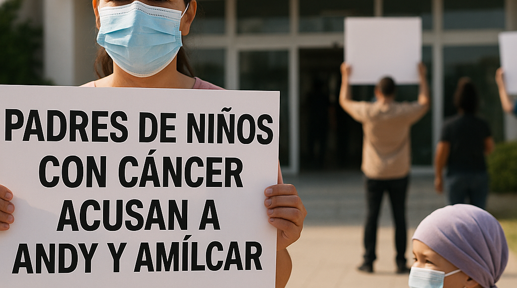 Denuncian padres de niños con cáncer a 'Andy' y Amílcar