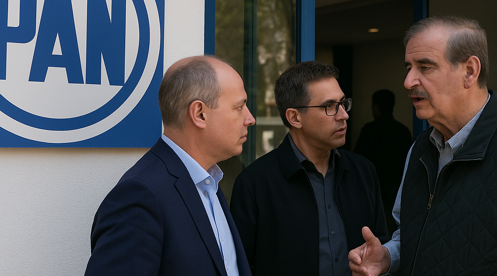 Visitan panistas a Ruffo;  tiene videollamada con Fox