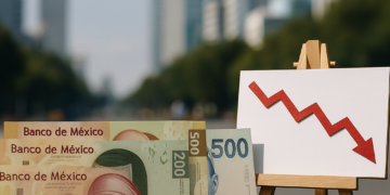 Peso mexicano acumula caída de 9% en cinco semanas