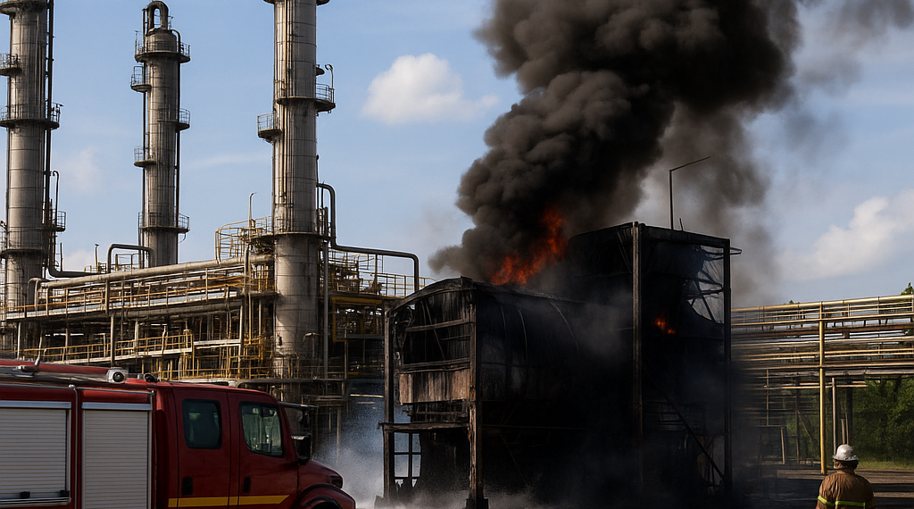 Petroecuador declara fuerza mayor en una estación de bombeo del oleoducto SOTE tras incendio