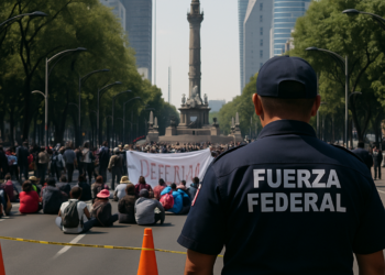 Ante bloqueo de IMSS en Reforma, pide Segob liberar vía