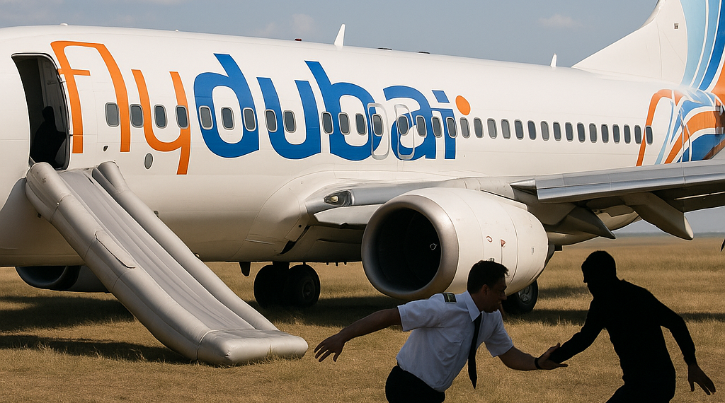 Relata piloto de FlyDubai lucha por salvar a pasajeros