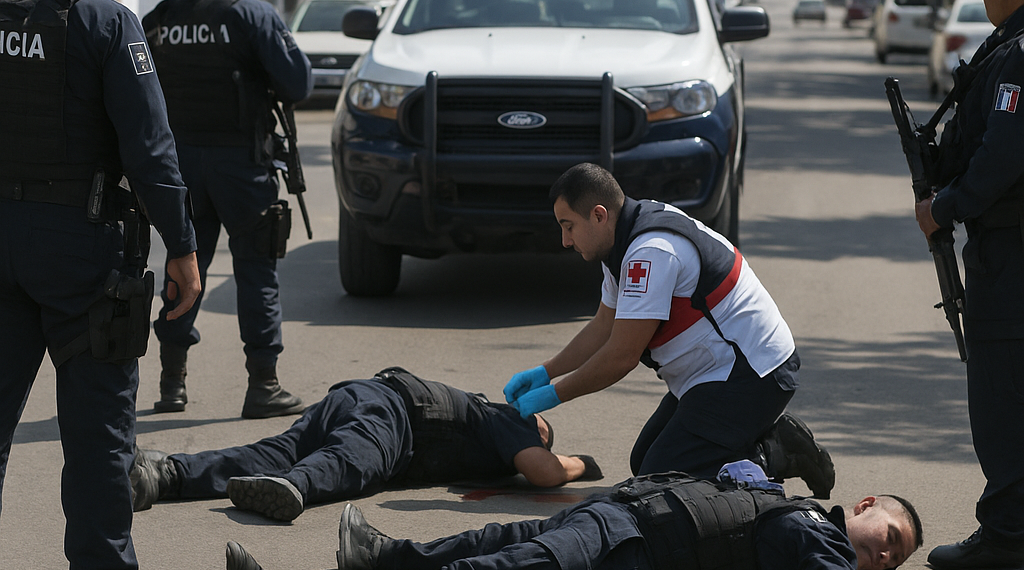 Balean a policías por Aeropuerto de Mazatlán; hay 2 heridos