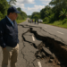 Reporta Presidente de Panamá carreteras colapsadas por sismo