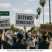 Culver City protesters demand Sony, Amazon, other studios defend democracy