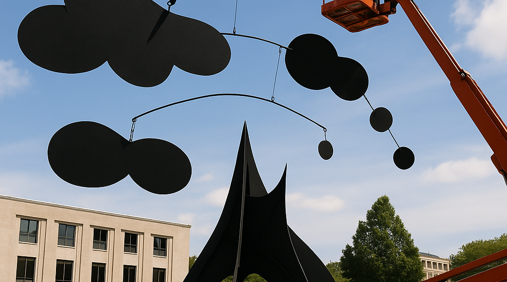 It Was Challenge After Challenge To Get Calder’s Clouds Back In Place At The Senate Office Building