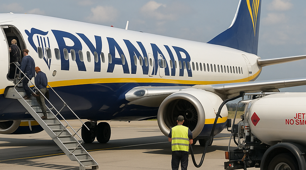 Ryanair prevé que los precios del combustible para aviones seguirán altos hasta 2028