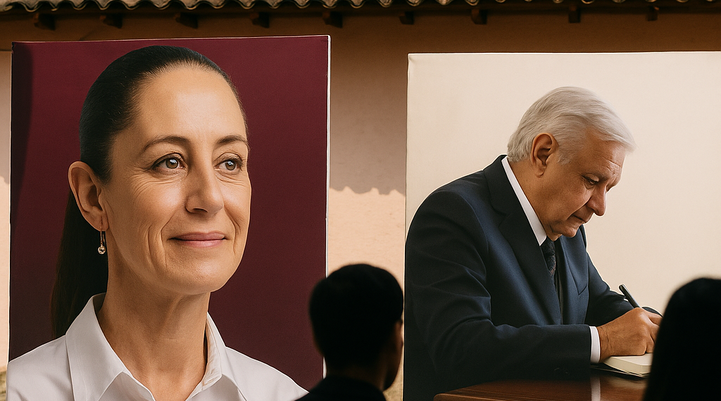 Sheinbaum: AMLO se retiró de la vida pública, pero escribir también es hacer política
