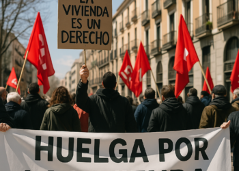 Sindicatos españoles convocan a huelga general por la vivienda el 11 de noviembre
