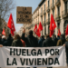 Sindicatos españoles convocan a huelga general por la vivienda el 11 de noviembre