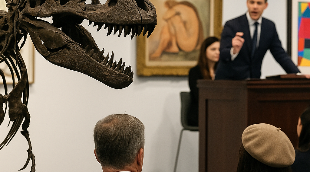 Sotheby's to Auction Nanotyrannus Fossil and More Art News