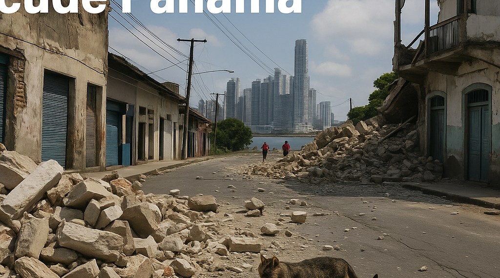 Sacude sismo de magnitud 7.6 a Panamá