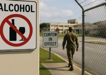 Imponen toque de queda y prohíben el alcohol a los soldados de EU en Okinawa tras un asesinato