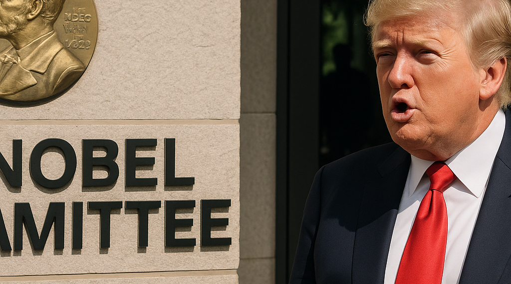 Trump llama "corrupto" al comité del Nobel de la Paz y dice que Pillay es una desconocida
