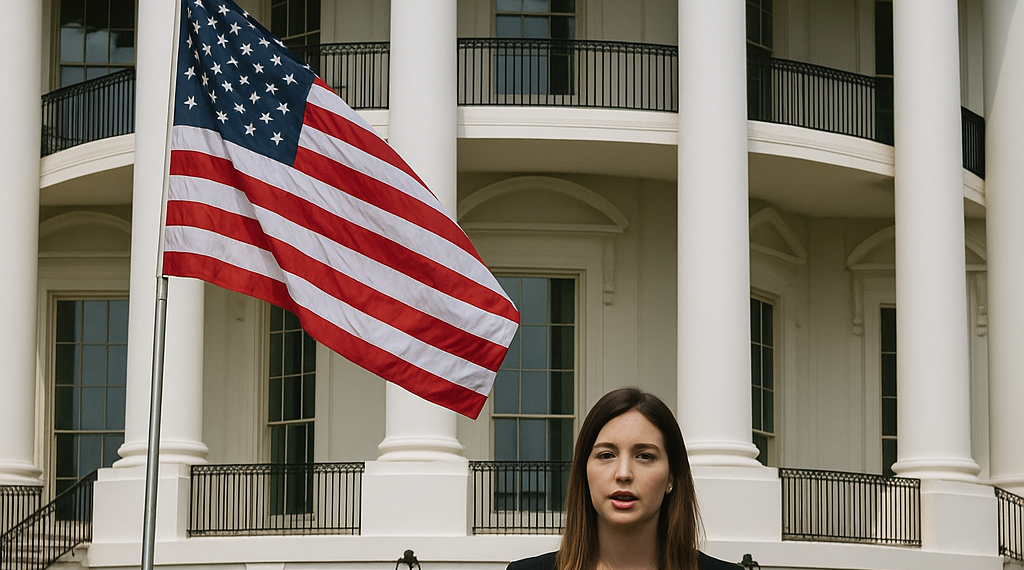 Trump nombra a comentarista Katie Zacharia como nueva portavoz de la Casa Blanca