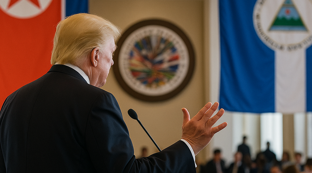 Trump mide hoy en la OEA la deriva norcoreana de la dictadura sandinista
