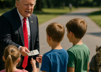 Ahora anuncia Trump Dls. mil para los niños