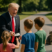 Ahora anuncia Trump Dls. mil para los niños